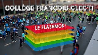 Inauguration du collège François Clech de Bégard  le flashmob 2021 [upl. by Lovett611]