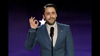 Kieran Culkin wins quotBest Actor in a Drama Seriesquot at the 29th Annual Critics Choice Awards [upl. by Droflim743]