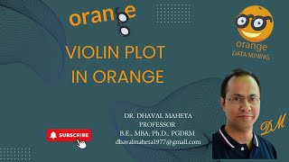 34 Violin Plot in Orange  Dr Dhaval Maheta [upl. by Meli]