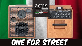 Amplificatori per chitarra acustica ACUS ONEFORSTREET  Italo Iovane [upl. by Winona]