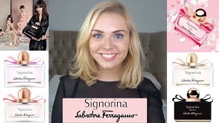 SIGNORINA BY SALVATORE FERRAGAMO PERFUME RANGE REVIEW  Soki London [upl. by Ynneb]