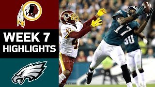 Redskins vs Eagles  NFL Week 7 Game Highlights [upl. by So627]