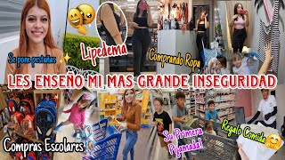 LIPEDEMA💔MI MAS GRANDE INSEGURIDAD😔SE PONE PESTAÑAS👩🏽‍🦰SU PRIMERA PIJAMADA👱🏻COMPRAS ESCOLARES🎒 [upl. by Aciretal332]