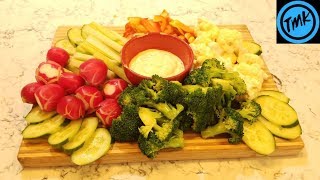 How To Make The Best Vegetable Tray [upl. by Ynettirb894]