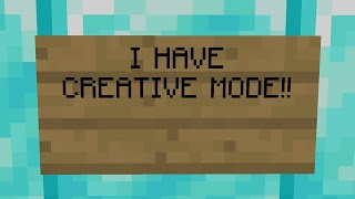 So I secretly gave CREATIVE MODE to noobs on my server [upl. by Gelman]