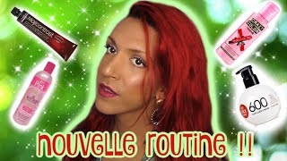 ROUTINE CAPILLAIRE COMPLÈTE  CHEVEUX ROUGES FEU 🔥 [upl. by Gayle940]