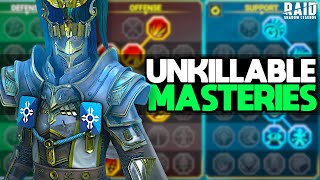 Unkillable Masteries for Roshcard in Raid Shadow Legends [upl. by Yellehs918]