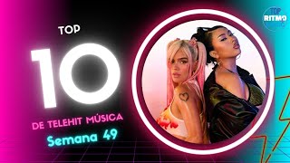 Top 10 De Telehit Música Diciembre 2023 Semana 49 [upl. by Zehe]