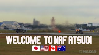 厚木フリーク＞集結！レッドデビル飛び入り参加、カナダ空軍、オーストラリア空軍と厚木でJOIN！USMCampRCAFampRAAF came to Atsugi Air Base 厚木基地 [upl. by Nolita]