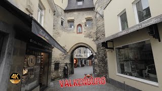 Valkenburg Walking Tour 4K Ultra HD [upl. by Arianie]