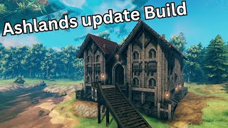 Valheim Ashlands Update Epic Manor House Build [upl. by Yralih]