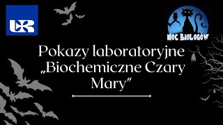 POKAZY LABORATORYJNE  NOC BIOLOGÓW 2022 [upl. by Nylasej]