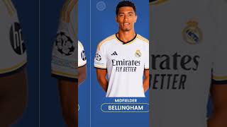 CHAMP15NS REAL MADRID VS DORTMUND CHAMPIONS LEAGUE FULL SQUAD 2024 trending shorts [upl. by Kaazi]