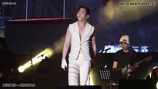 4KFancam《Megamix》Anson Lo 盧瀚霆 20241102 HKT x WESTK POPFEST [upl. by Esirehc]