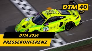 DTM 2024  AuftaktPressekonferenz vom Hockenheimring [upl. by Annij404]