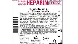 Heparin infusion find mlhr DO uhr SH uml [upl. by Schwenk456]