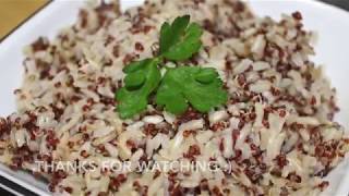 how to cook quinoa amp brown rice [upl. by Eillah]