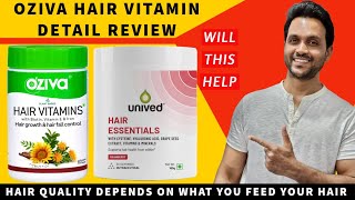 OZiva Hair Vitamins for Hair ReGrowth Detail Review  Vitamin amp Minerals For Hair Health [upl. by Daza95]