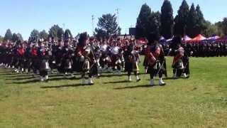 Fallen Firefighter Memorial Colorado Springs 2013 Pipes and Drums [upl. by Krakow606]