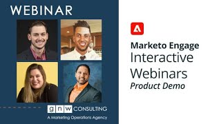 Marketo Engage Interactive Webinars Product Demo [upl. by Ellener747]