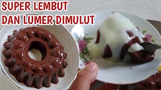 RESEP MEMBUAT PUDING COKLAT  SUPER LEMBUT DAN LUMER  GAK PAKAI RIBET [upl. by Ydnim]