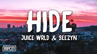 Juice WRLD Seezyn  Hide Lyrics SpiderMan Into the SpiderVerse [upl. by Northway643]