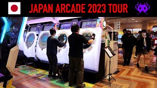 🇯🇵 Japan Arcade 2023 👾 Japans Newest Arcade Machines Japans Arcade Game Center 2023 Tour [upl. by Ahsinej]