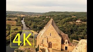 BEYNAC 4K Dordogne France Castle and town Breathtaking views [upl. by Monney]