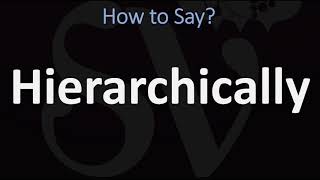 How to Pronounce Hierarchically CORRECTLY [upl. by Narot309]