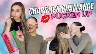 We couldnt stop kissing Chapstick Challenge [upl. by Adlih]