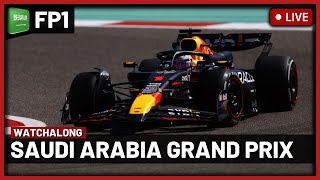 F1 Live Saudi Arabia GP Free Practice 1  Watchalong  Live Timings  Commentary [upl. by Angrist583]