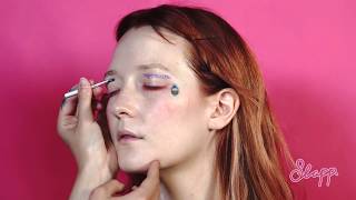 Slapp Festival Beauty  Face Art with Victoria Clay [upl. by Argile]