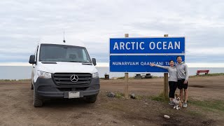 We DROVE to the ARCTIC OCEAN Driving the Dempster Highway to Tuktoyaktuk in Canada [upl. by Handbook]