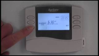 Aprilaire 8463 Thermostat Instructional Video [upl. by Hamlin]