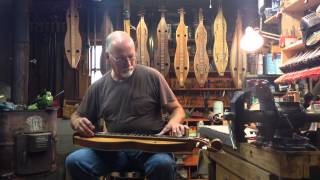 Mark Eubanks unique dulcimers are in demand [upl. by Ykcub]