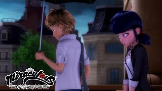 MIRACULOUS  🐞 Stoneheart  Origins Part 2 🐞  Ladybug and Cat Noir  The umbrella scene [upl. by Ahsercul]