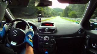 Second lap with my Clio 3 RS 2 Cup at the Nürburgring Nordschleife 20110828 [upl. by Derna148]