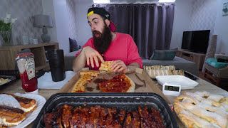 The Ultimate Costco Banquet 14800 Wholesale Calories  BeardMeatsFood [upl. by Mercer]