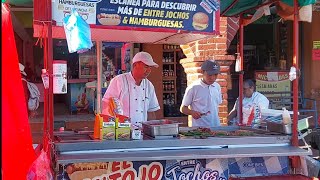 Las Famosas quotHamburguesas De La Canchaquot en ixtapa zihuatanejo🍔🌭 [upl. by Aloke586]