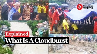 Cloudburst in Himachal What is a Cloudburst [upl. by Kass186]