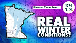 Are we about to get real winter conditions in Minnesota [upl. by Sitoeht]