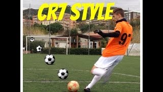 Come CALCIARE alla CRISTIANO RONALDOBALE HOW TO SHOOT LIKE RONALDOBALE [upl. by Gnihc]