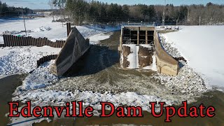 Edenville Dam Update  Work is Complete  Dam Collapse  Wixom Flood [upl. by Cirdek]