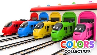 Colors for Children  Toy Trains  Colors Videos Collection [upl. by Buckie]