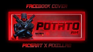 HOW TO MAKE GAMING FACEBOOK PAGE COVER PHOTO  CODM BANNER  BASIC TUTORIAL [upl. by Miarfe50]