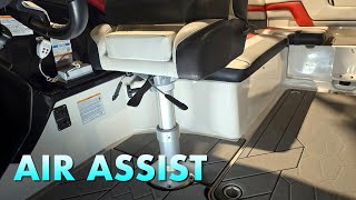 Air Assisted Seat Riser for Yamaha JetBoats  Easy DIY Install [upl. by Cathie]