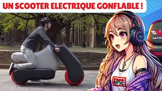 Un SCOOTER Electrique GONFLABLE dans un sac à dos [upl. by Kendyl798]