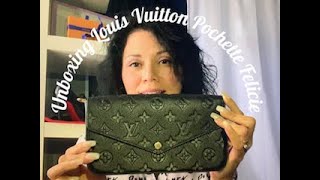 Unboxing Louis Vuitton Pochette Felicie [upl. by Adnema36]