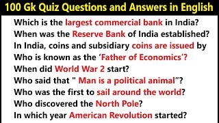 100 INDIA Exam GK  India Gk Questions and Answers in English General Knowledge Questions  Part6 [upl. by Paulo]