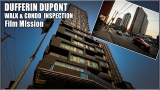 Dufferin Dupont Walk amp NEW condo Inspection [upl. by Elttil928]